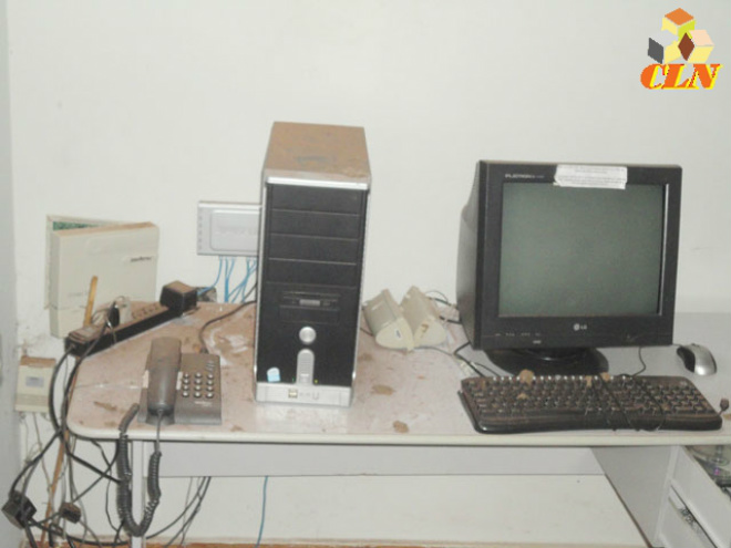 Bandidos invadem CREAS e furtam objetos de valor Os criminosos levaram 2 computadores e uma televisão de 14 polegadas tela plana (Foto: CLN)