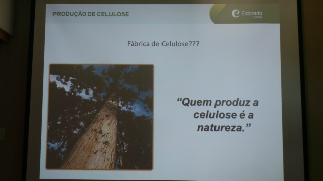 Em 40 meses de atividades, Eldorado atinge marca mundial de produção de celulose Em 40 meses de atividades, Eldorado atinge marca mundial de produção de celulose