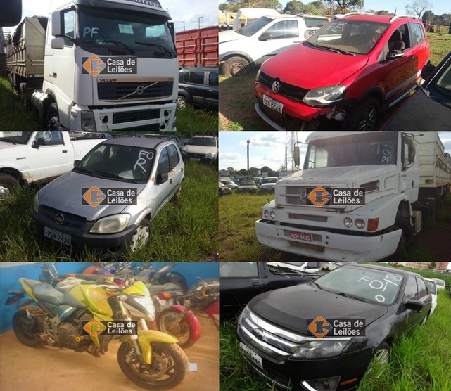 Corregedoria-Geral de Justiça leiloa 170 veículos até o dia 29 de maio Alguns dos 170 veículos que estão sendo leiloados pela Corregedoria-Geral de Justiça do Estado de Mato Grosso do Sul. Fotos: Jocemir Lenz