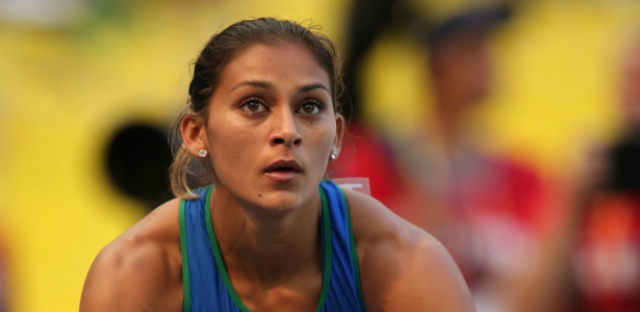 Ana Claudia Lemos, do atletismo, é o caso brasileiro mais recente de doping. (Foto: Ian Walton/Getty Image)