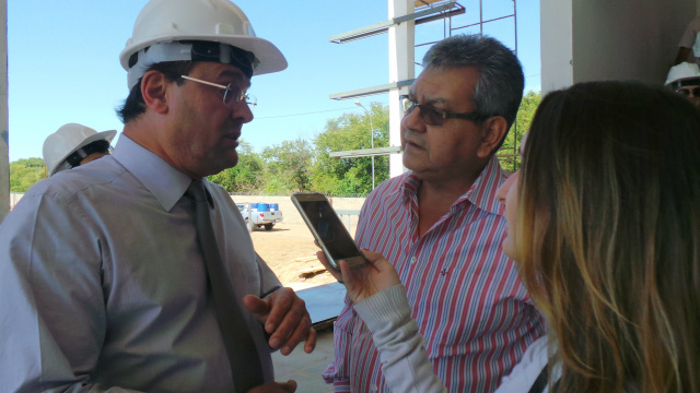 Sérgio Longen, presidente da Federação das Indústrias do Mato Grosso do Sul esteve em Três Lagoas cumprindo extensa agenda e falou com exclusividade ao Perfil News (Foto: Patrícia Miranda) 