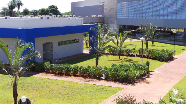 Dos 35 bilhões de investimentos no MS, 50% fica em Três Lagoas, diz Longen Do total de R$ 56,7 milhões investidos na obras, R$ 33,3 milhões foram aplicados no Novo Sesi, enquanto R$ 23,4 milhões foram direcionados para o ISI Biomassa (Foto: Ricardo Ojeda)