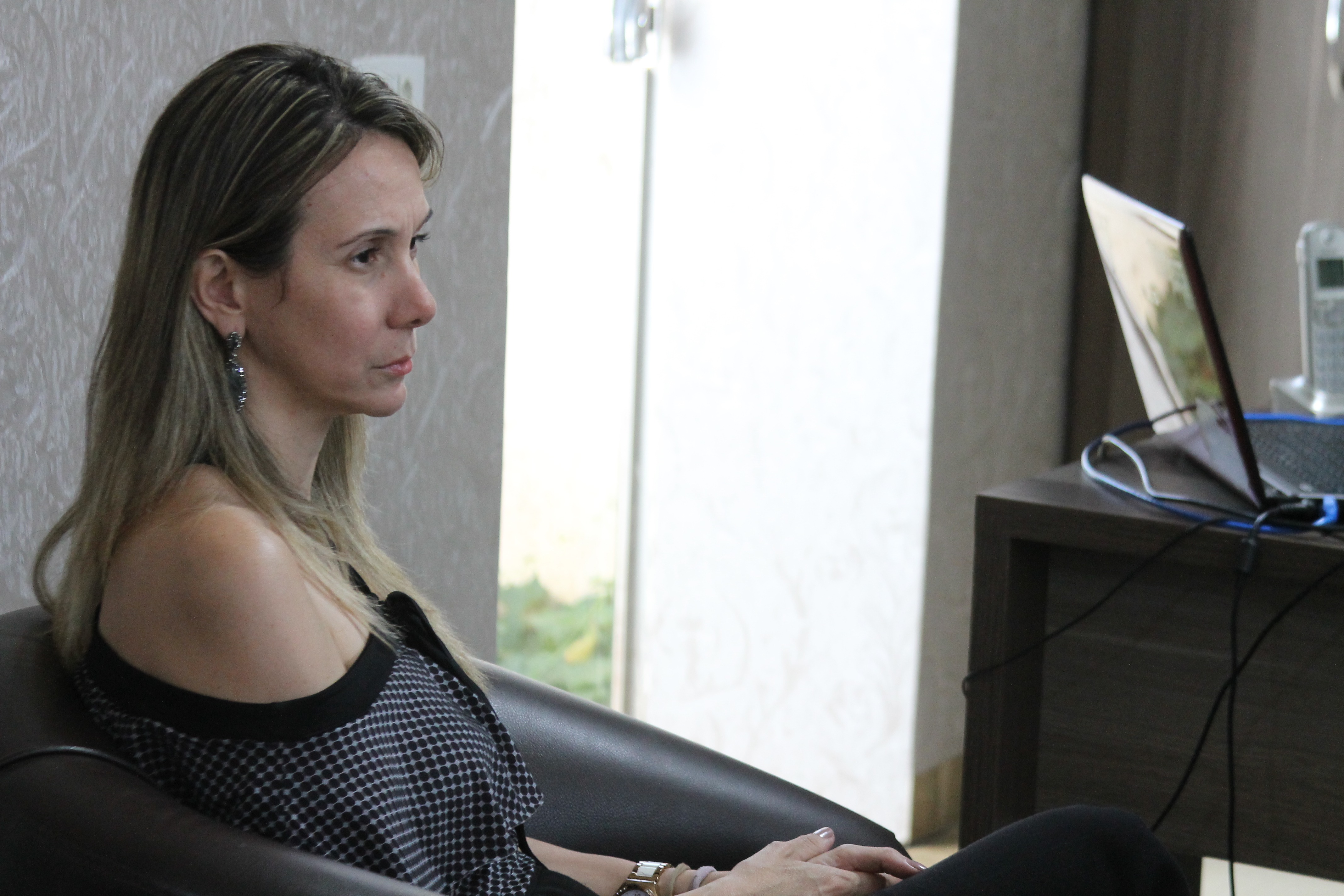 Advogadas discorrem sobre atual cenário da OAB Rachel Magrini Sanches. (Foto: Lucas Gustavo/Perfil News).