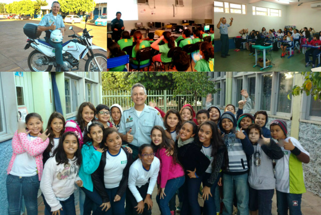 2º BPM aplica novo curriculum do PROERD “Caindo na Real” Crianças que estão no 5º ano das escolas do município deram inícios às aulas do PROERD no último dia 25 (Foto: Assessoria)
