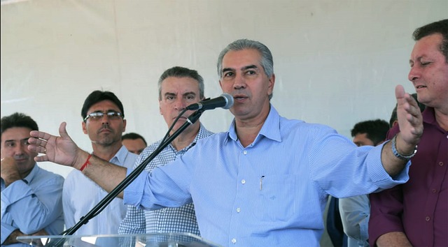 Candidatos ao Governo do Estado podem gastar até R$7,35 mi em campanha Governador Reinaldo Azambuja - Foto: Denilson Secreta/Divulgação