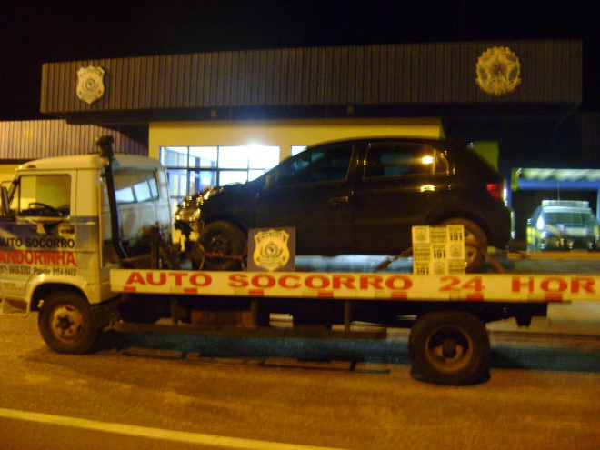 PRF recupera dois veículos roubados em Água Clara Segundo veículo recuperado pela PRF
Foto: PRF