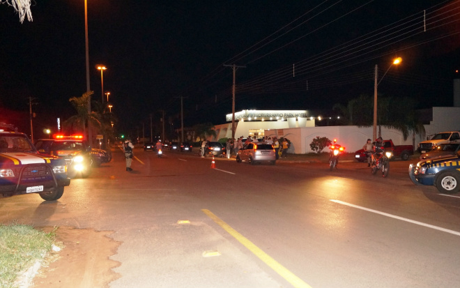 A operação aconteceu na Avenida Ranulfo Marques Leal, (BR-262, perímetro urbano de Três Lagoas (Fotos: Divulgação) 