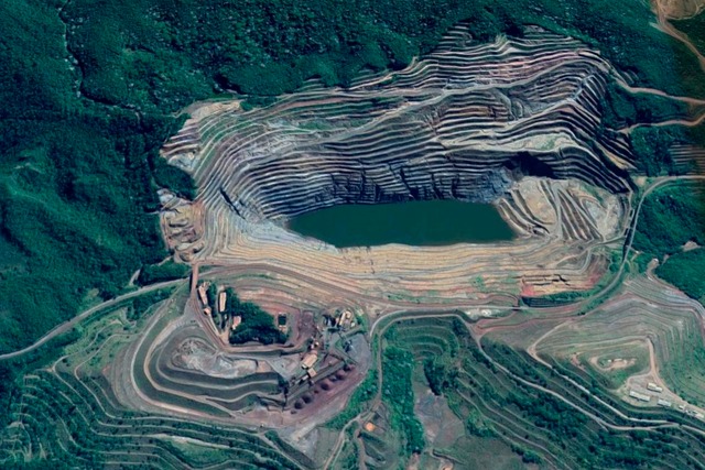 Barragem em risco causa aflição a moradores de Barão de Cocais Imagem Google Maps
