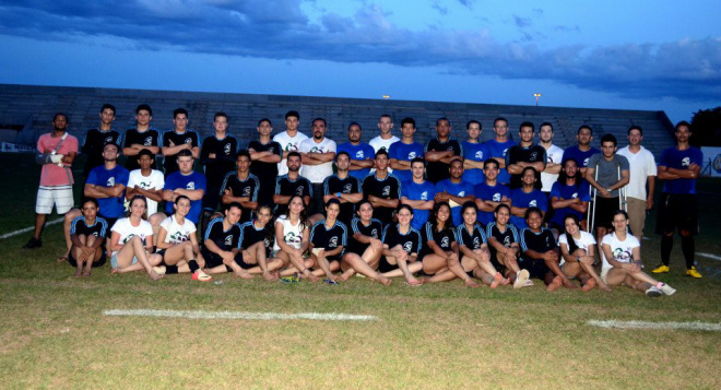 O município de Três Lagoas esteve representado por 33 atletas, sendo duas equipes masculina (time A e time B) e uma equipe feminina. Foto: Divulgação/Assessoria