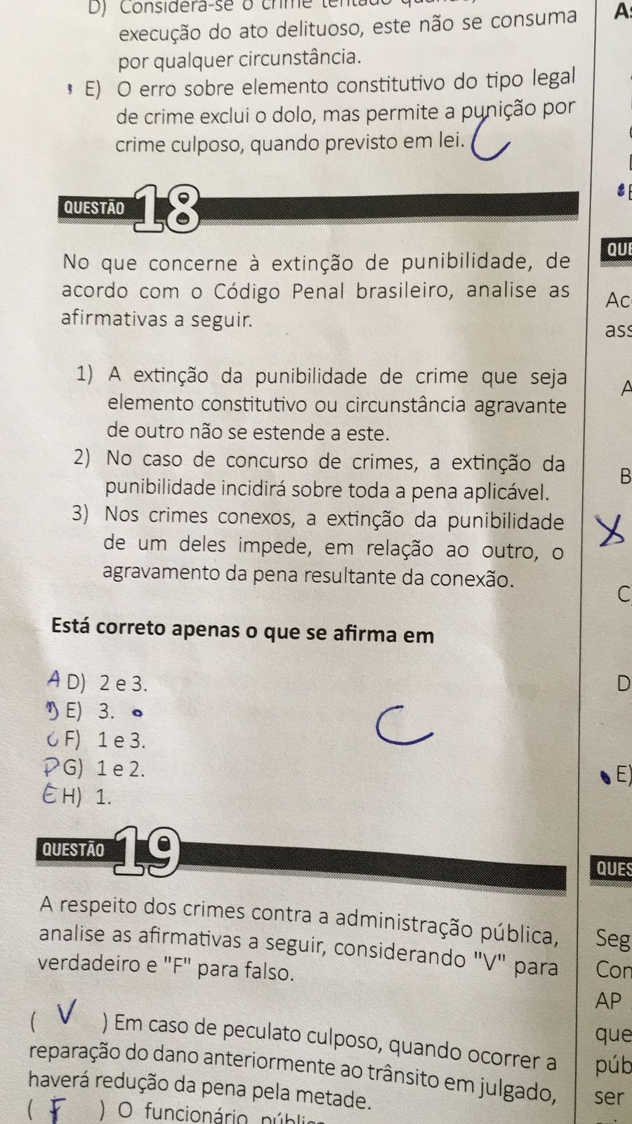 Questão de número 18, da prova de oficiais, foi anulada - Foto: Divulgação