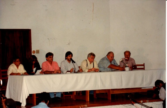 Uma das audiências públicas para debater os impactos aconteceu em Três Lagoas quando o município era administrado pela prefeito Issam Fares (Foto: Ricardo Ojeda/Arquivo)