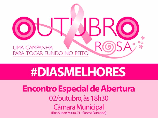 Câmara sedia abertura da campanha Outubro Rosa Foto/Assessoria