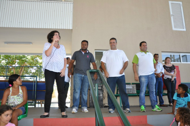 A prefeita Marcia Moura abriu as atividades do segundo dia do projeto (Foto: Divulgação/Assecom)