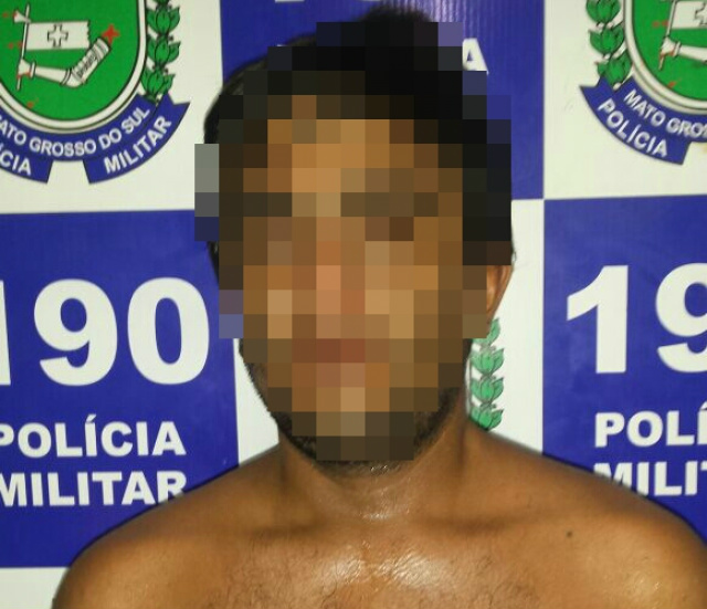 Homem é preso por agressão doméstica à senhora de 51 anos Homem preso por agressão doméstica em três Lagoas (Foto: Assessoria)