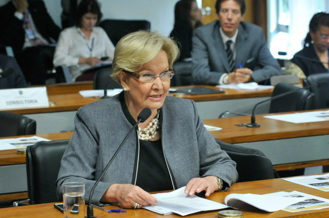 A senadora Ana Amélia foi relatora do projeto na comissão (Foto: Marcom/Agência Brasil) 