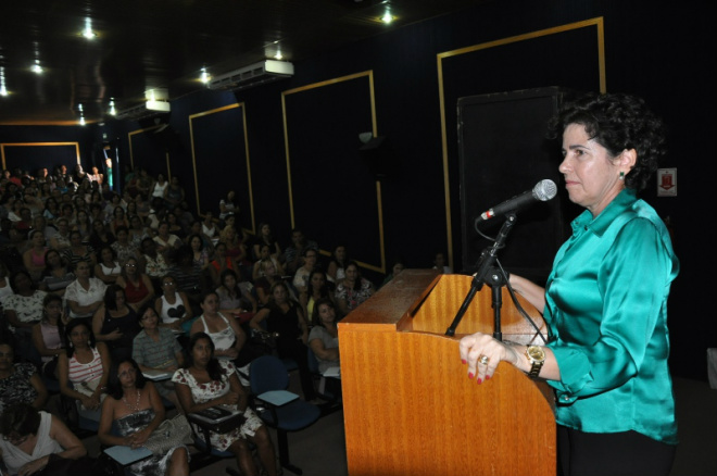 Prefeita Márcia Moura esteve em abertura da Semana Pedagógica
Foto: Assessoria de Comunicação