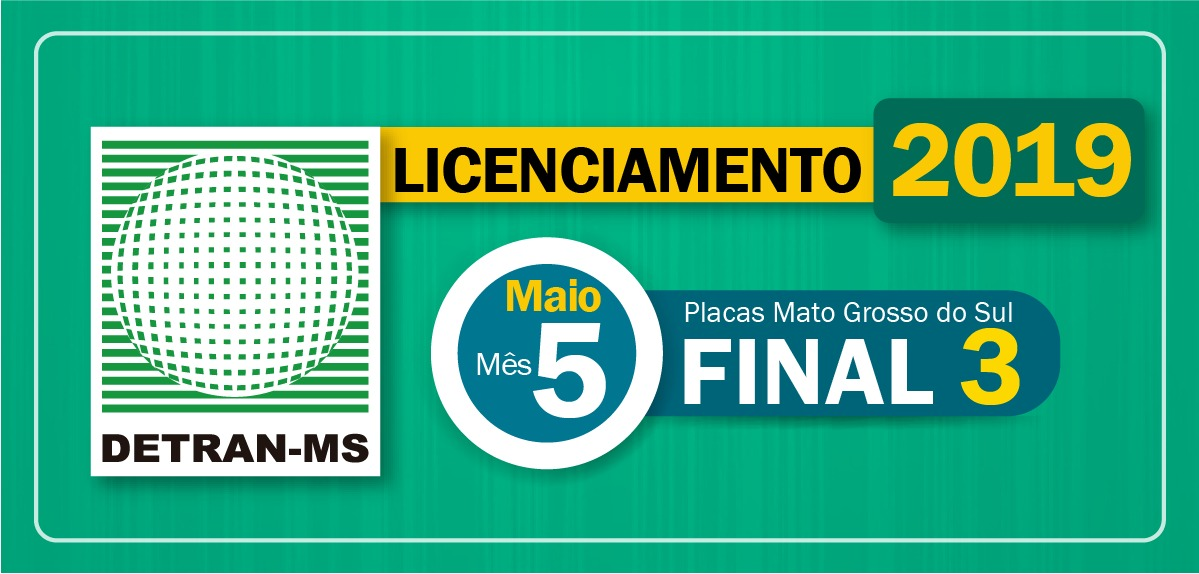 Prazo para pagar licenciamento de veículos com placas final 3 termina nesta sexta