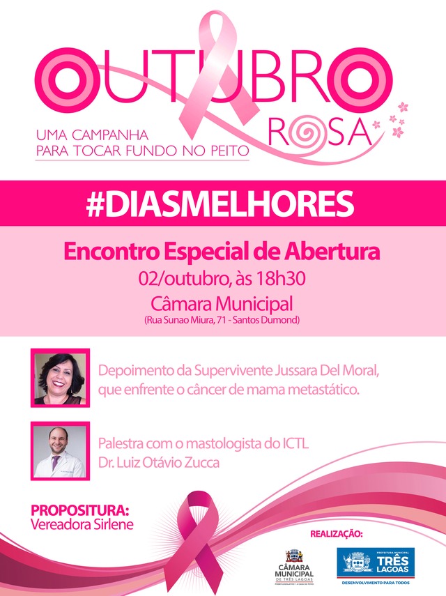 Câmara sedia abertura da campanha Outubro Rosa Câmara sedia abertura da campanha Outubro Rosa