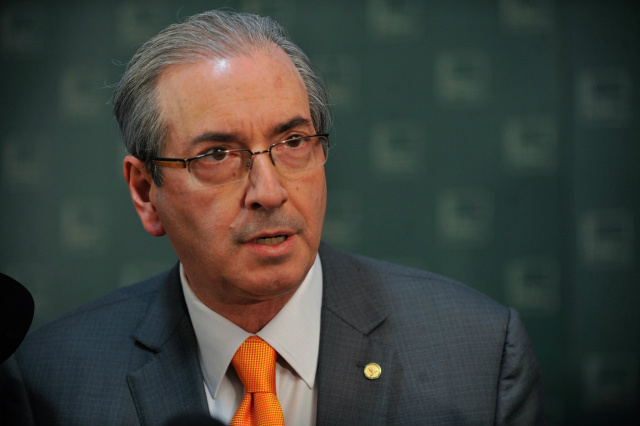 Eduardo Cunha (PMDB-RJ) ocupava o lugar como presidente da Câmara dos Deputados (Foto: Divulgação) 