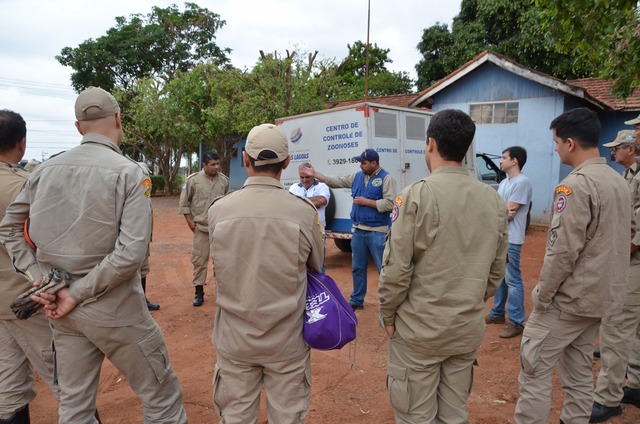 Equipe do CCZ partilha experiências com equipes dos Bombeiros Foto/Assessoria