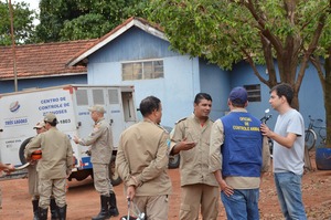 Equipe do CCZ partilha experiências com equipes dos Bombeiros