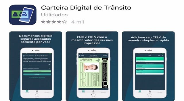 Detran-MS explica como obter a CNH e CRLV digital no mesmo aplicativo Reprodução