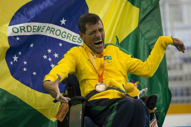 No quarto dia de competição, Brasil conquista mais 41 medalhas Antonio Leme conquistou o bronze na Categoria BC3 da bocha. (Foto: Leandra Benjamin/MPix/CPB)