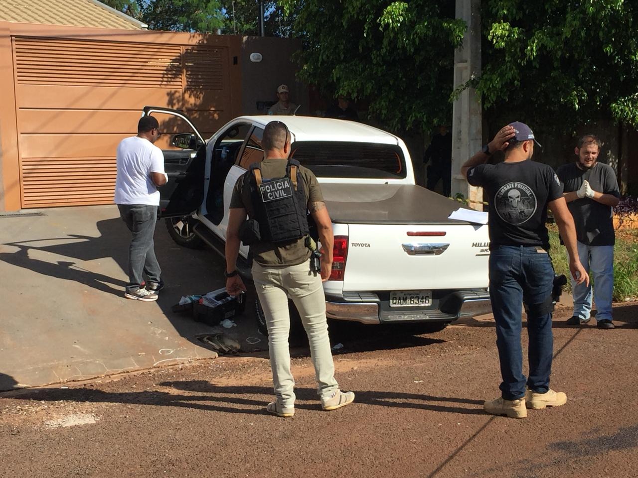 Homem é morto em Ponta Porã com mais de 20 tiros Foto: Porã News