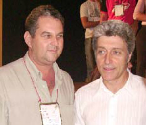 Jornalista que foi assassinado já esteve em TL durante palestra de Caco Barcelos Paulo Rocaro em Caco Barcelos durante o 3º Encontro de Jornalista em Três Lagoas (Foto: Arquivo/perfil News)