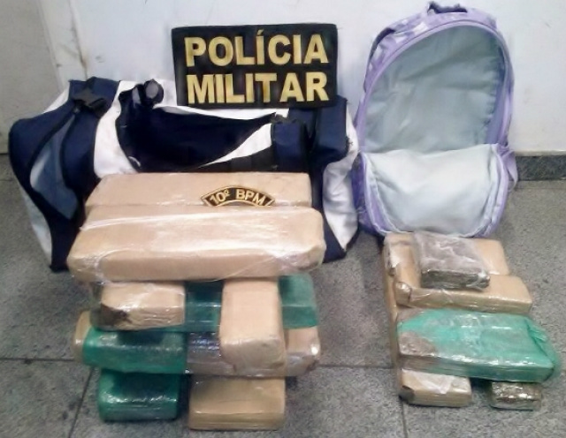 A Adolescente e a droga foram encaminhadas à Delegacia, para providências que o caso requer (Foto: Divulgação/Assecom)