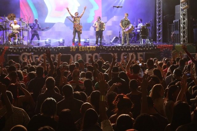 População prestigiou e aplaudiu a 30ª Festa do Folclore de Três Lagoas Assessoria de Imprensa. Foto: Divulgação