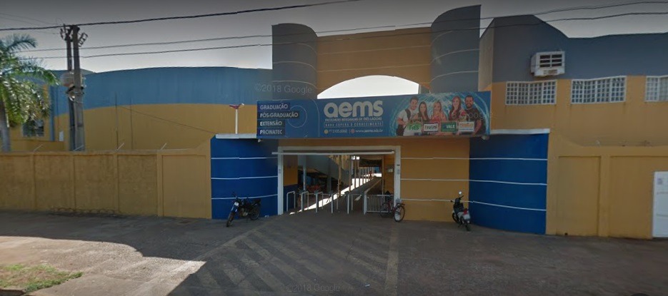 Em Três Lagoas, universitária tem notebook furtado dentro de sala de aula Fato aconteceu na instituição Aems. (Foto: Reprodução/Google).