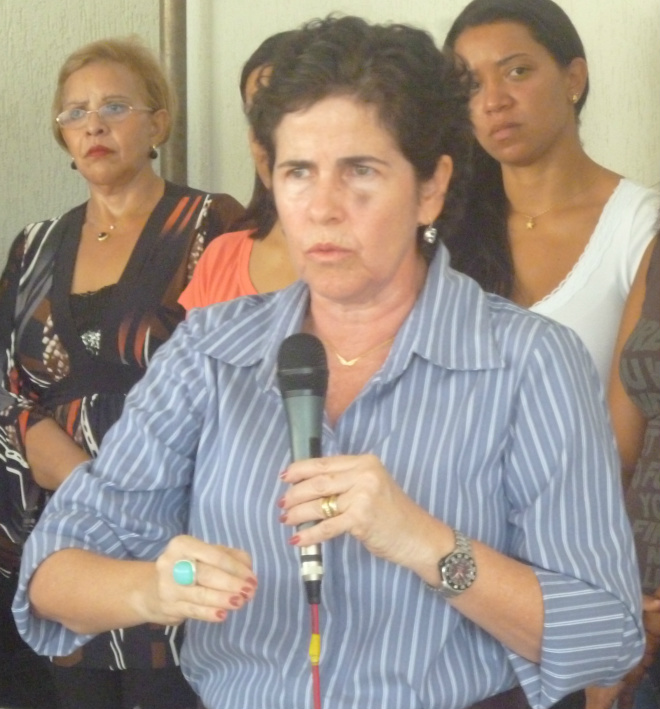 Prefeita de Três Lagoas, Márcia Moura em discurso
Foto: Sidnei Ramos