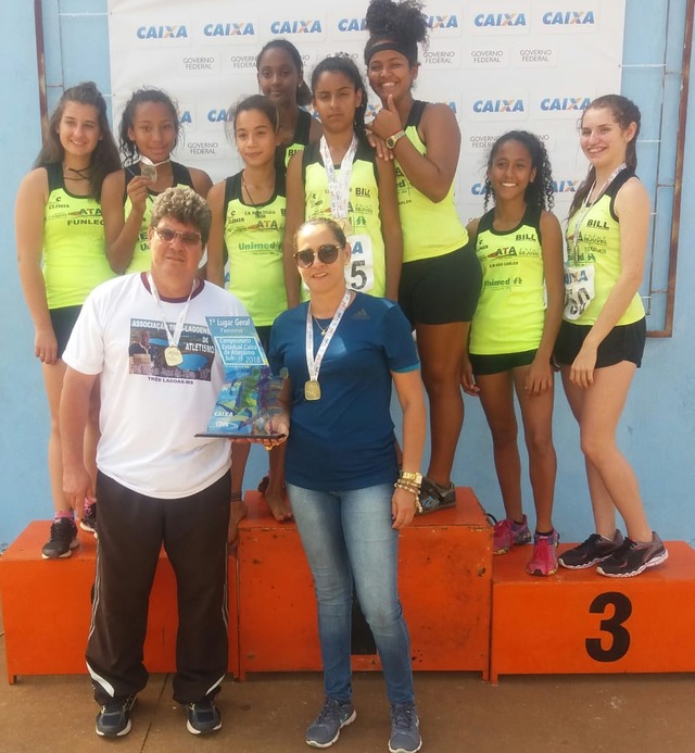 Meninas de Três Lagoas vencem todas as modalidades e conquistam primeiro lugar em Estadual de Atletismo Foto: Divulgação