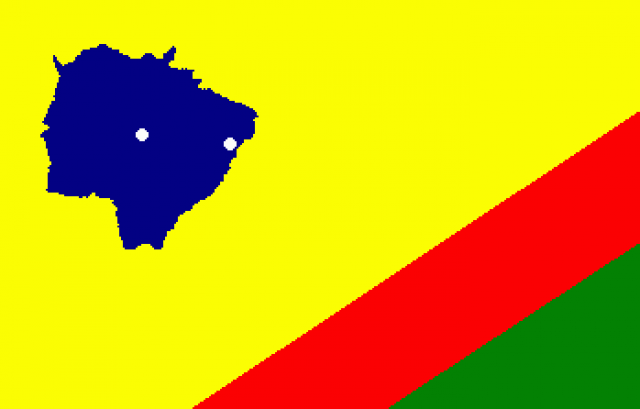Bandeira do município de Selvíria. (Foto: Divulgação)