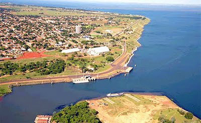 Presidente Epitácio vence batalha do Fantástico e tem o melhor pôr do sol do Brasil Imagem da Orla de Presidente Epitácio (Google Imagens)