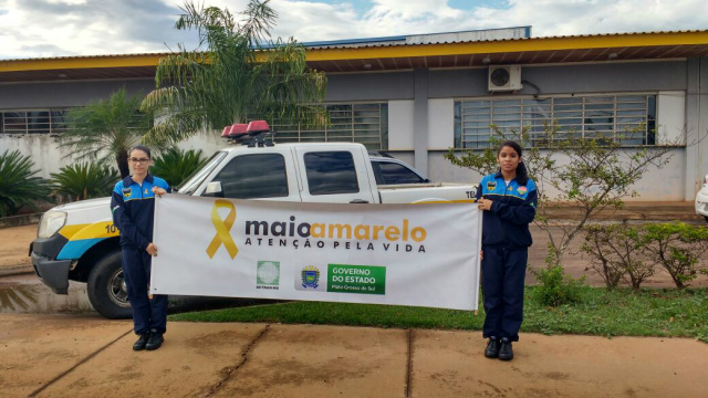 Ações do "Maio Amarelo" são realizadas por crianças com Blitz educativa