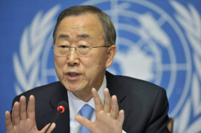 Secretário-geral da ONU pede calma e diálogo à sociedade brasileira Secretário-geral da Organização das Nações Unidas (ONU), Ban Ki-moon.(Foto: Saladadenoticias)