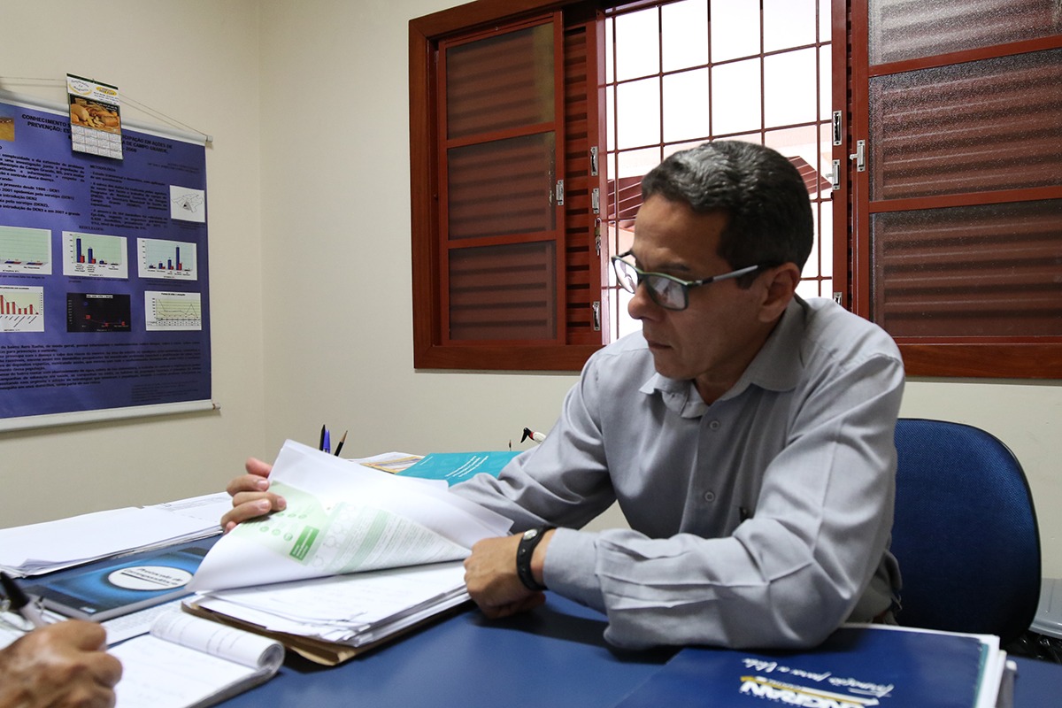 Alcides Divino Ferreira, coordenador da Secretaria Municipal de Saúde. (Foto: Assessoria). 