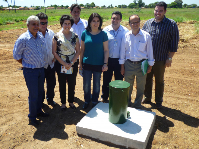 Em obras visitadas vice-governadora fala sobre possível hospital municipal em TL Autoridades participaram da ordem de serviço para ativação do pço tubular profundo, substituindo o poço do Palmito
Foto: Adriano Vialle