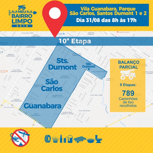 Somando quase 790 caminhões de lixo recolhidos, “Meu Bairro Limpo” segue para a décima etapa Foto: Assessoria