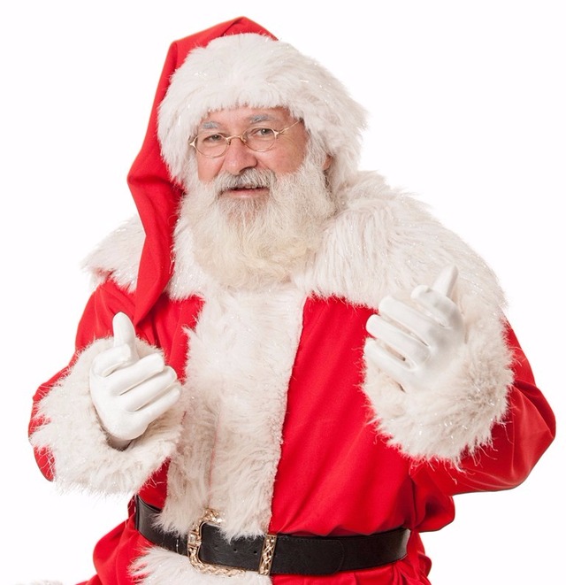 Há 34 anos, jornalista de MS interpreta o personagem do Papai Noel O jornalista acrescenta que, nessa época do ano, quando começam a surgir propostas de trabalho, ele apronta as vestimentas típicas: o sino, os óculos dourados e arredondados, o casaco, o cinto e as botas e se veste de Papai Noel (Foto: Divulgação)