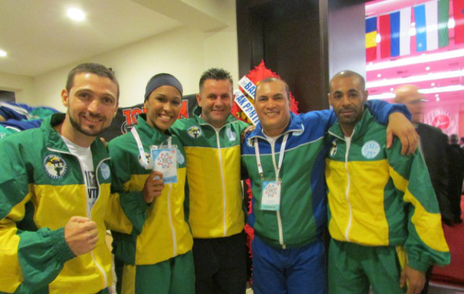 O atleta três-lagoense de KickBoxing representou o município e o país, junto de mais 15 atletas no campeonato Mundial de Kickboxing (Foto: Divulgação/Assecom)