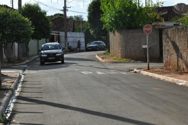 O bairro é o único totalmente asfaltado do município
Foto: Assessoria de Imprensa