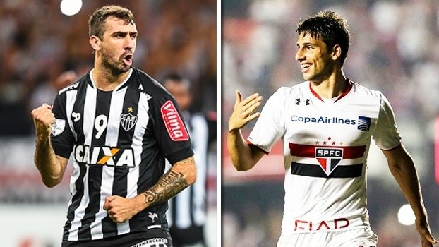 Lucas Pratto e Calleri são as principais armas de Atlético e São Paulo