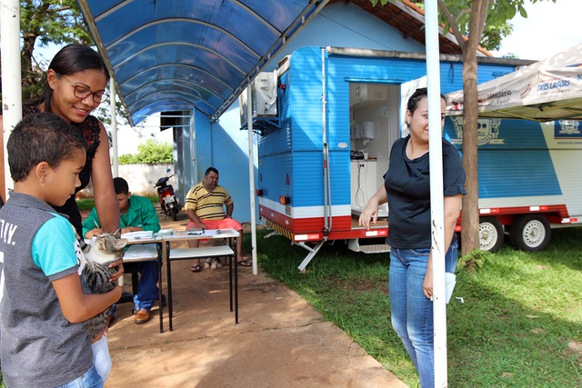 Castramóvel ficará mais uma semana na Vila Piloto e depois atenderá na região dos ranchos do Sucuriú