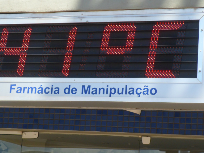 Três Lagoas tem registrado temperaturas altas nos últimos dias. (Foto: Jean Martins)