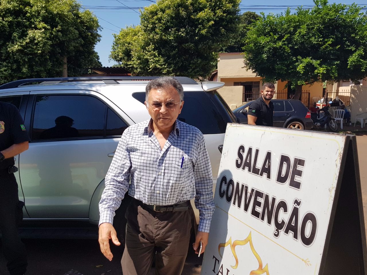 Em Três Lagoas, juiz Odilon de Oliveira anuncia que é pré-candidato ao governo de MS Odilon participou de coletiva de imprensa nesta sexta-feira (23) em Três Lagoas, (Fotos: Ricardo Ojeda/ Perfil News).