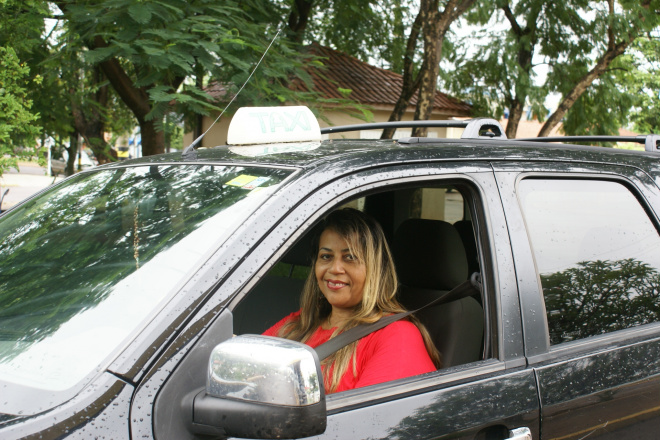 Marilza disse que um bom taxista não pode ter ciúmes do colega do profissão
Foto: Ana Paula Barbosa