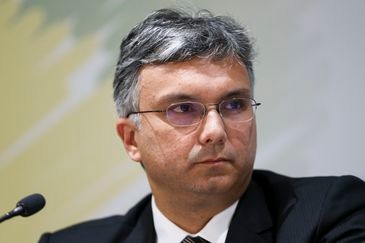 Ministro do Planejamento, Esteves Colgano, durante apresentação do Orçamento da União para 2019. Foto: Marcelo Camargo/Agência Brasil